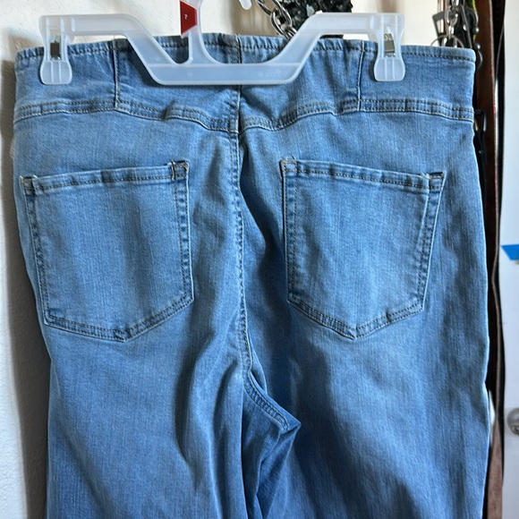 Knox Rose elastic waist flare jeans 14 women’s - Picture 6 of 7